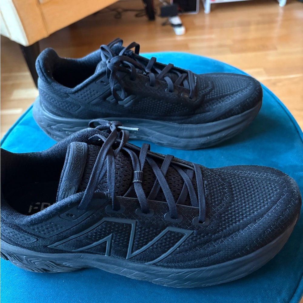 Black new balance fresh foam x 1080 v13 running shoe, men’s 10